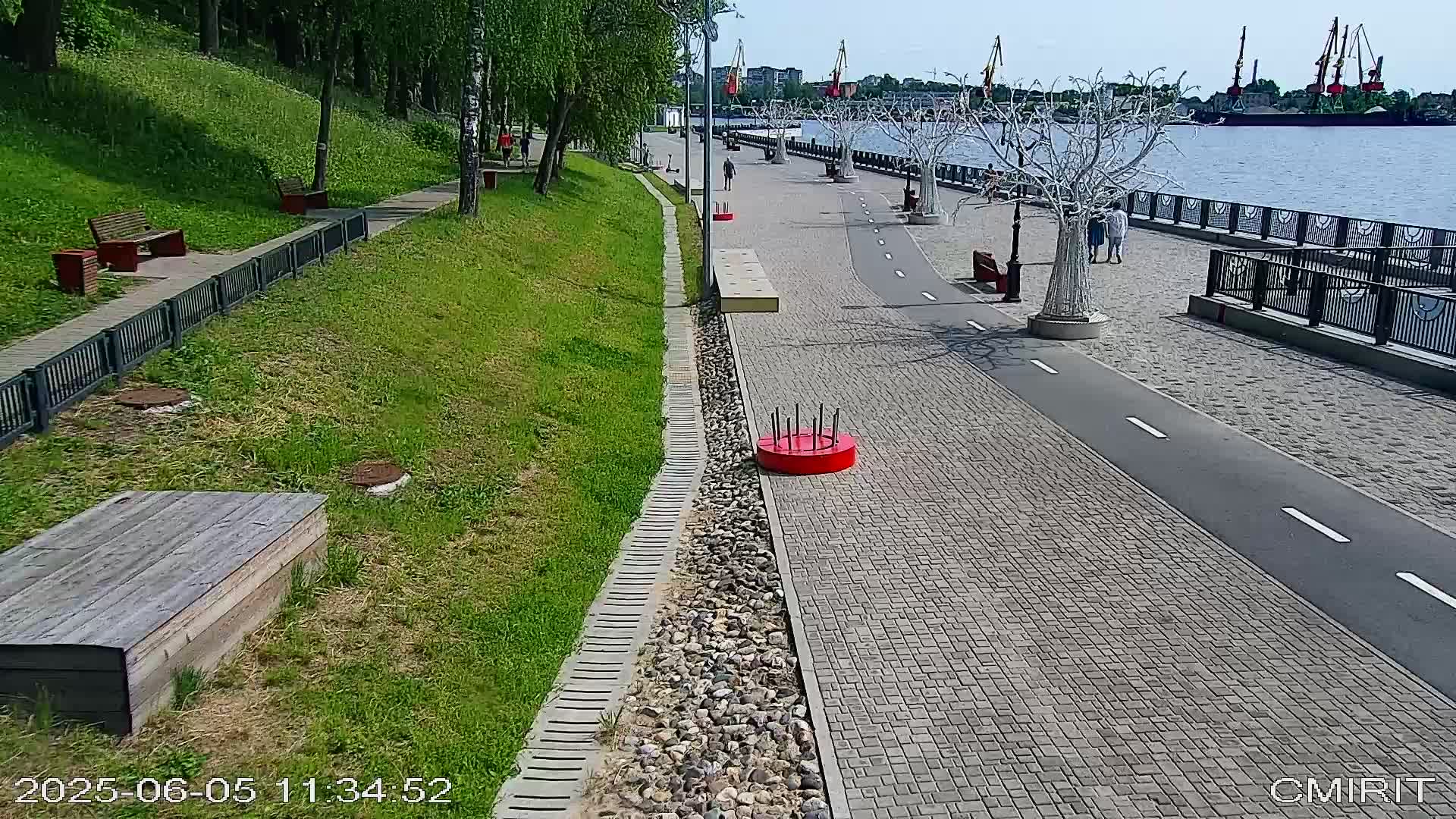 Веб-камера Александровская набережная в Череповце
